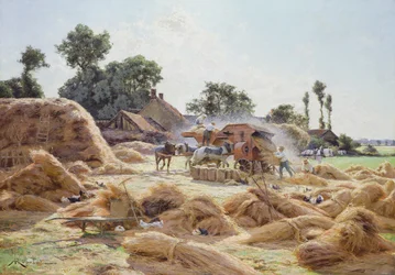 La batteuse (Loiret) 1896